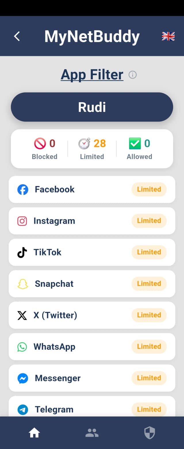 MyNetBuddy App Screenshot 2