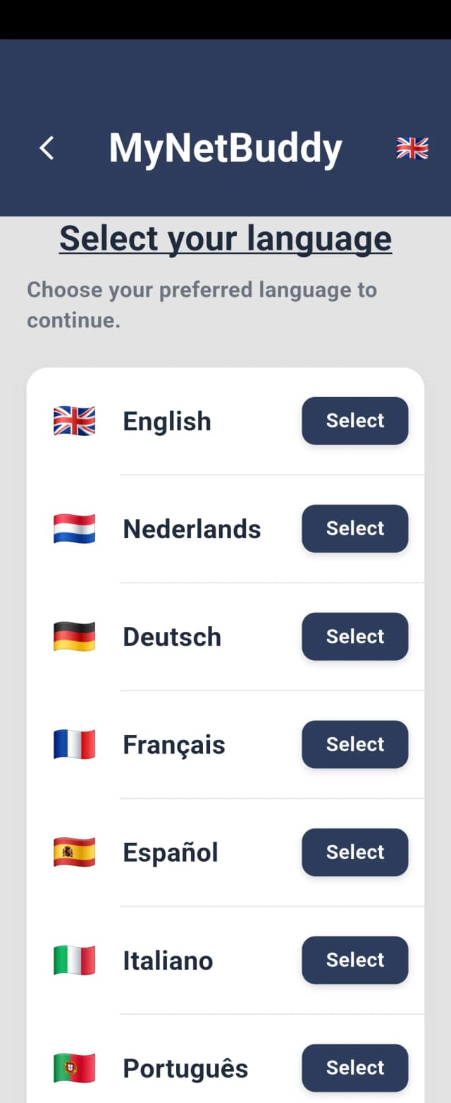MyNetBuddy App Screenshot 7